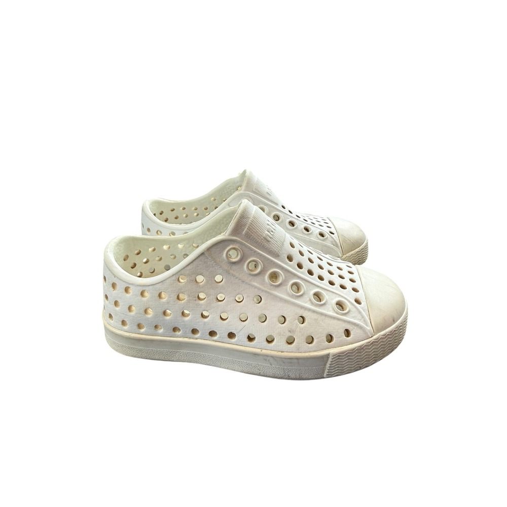 Native Jefferson Shoes Kids Size C5 White